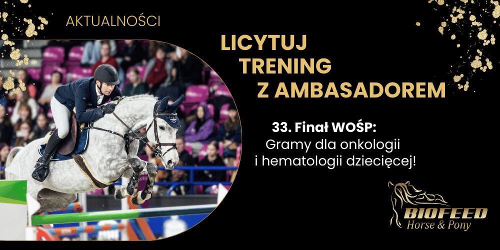 Gramy z WOŚP! Licytuj treningi z Ambasadorami BIOFEED Horse & Pony
