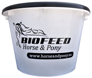 Wiadro z pokrywką BIOFEED Horse & Pony 15 l