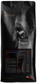 Próbka granulatu BIOFEED Horse & Pony Mares & Stallions Pellets 1 kg