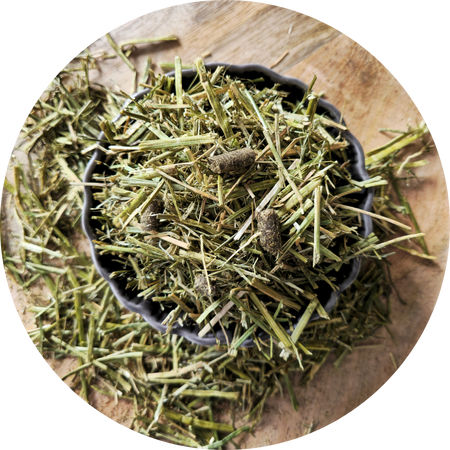 ZESTAW: Sieczka z lucerny BIOFEED Horse & Pony Alfalfa Original 20 kg + Candy Vitamins & Minerals 25 kg