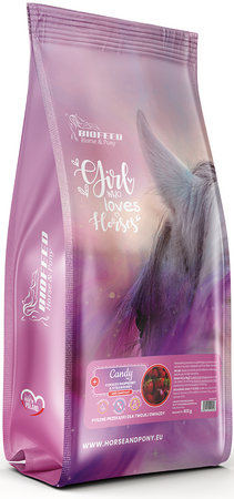BIOFEED Horse & Pony Candy Cookies Raspberry & Strawberry with beetroot 900 g
