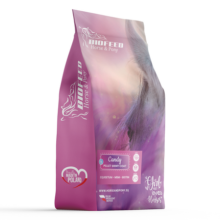 BIOFEED Horse & Pony Candy Pellet Shiny Coat 25 kg