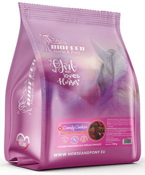 BIOFEED Horse & Pony Candy Cookies Raspberry & Strawberry with beetroot 300 g