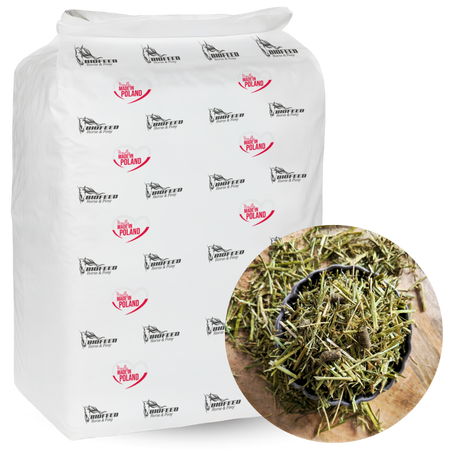 ZESTAW: Sieczka z lucerny BIOFEED Horse & Pony Alfalfa Original 20 kg + Candy Vitamins & Minerals 1,8 kg