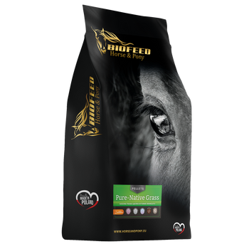 Granulat z traw BIOFEED Horse & Pony Pure-Native Grass Pellets 25 kg
