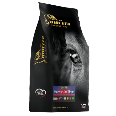 Paleta BIOFEED Horse & Pony Mares & Stallions Pellets 40x 25 kg