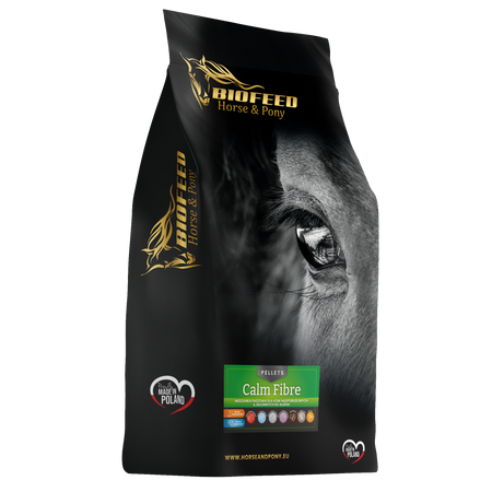 Paleta BIOFEED Horse & Pony Calm Fibre Pellets 40x 25 kg