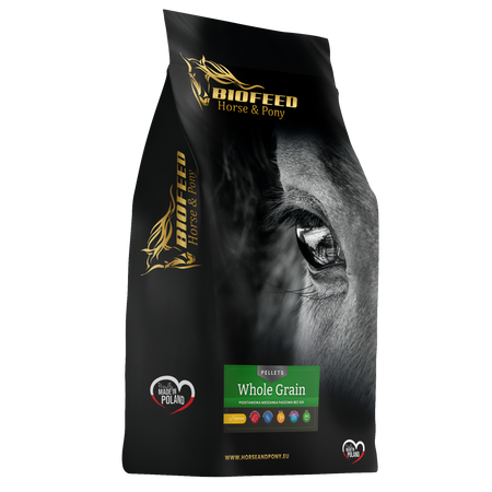 Paleta BIOFEED Horse & Pony Whole Grain Pellets 40x 25 kg