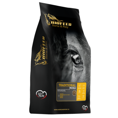 Paleta BIOFEED Horse & Pony Traditional Musli 50x 20 kg