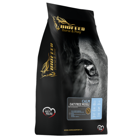 Paleta BIOFEED Horse & Pony Calm Oat Free Musli 50x 20 kg