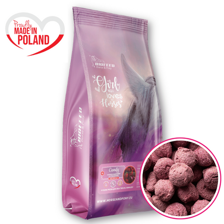 BIOFEED Horse & Pony Candy Cookies Raspberry & Strawberry with beetroot 900 g