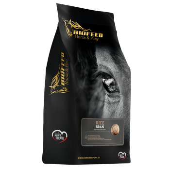 Otręby ryżowe dla koni granulowane zbilansowane BIOFEED Horse & Pony Rice Bran Granulated 20 kg